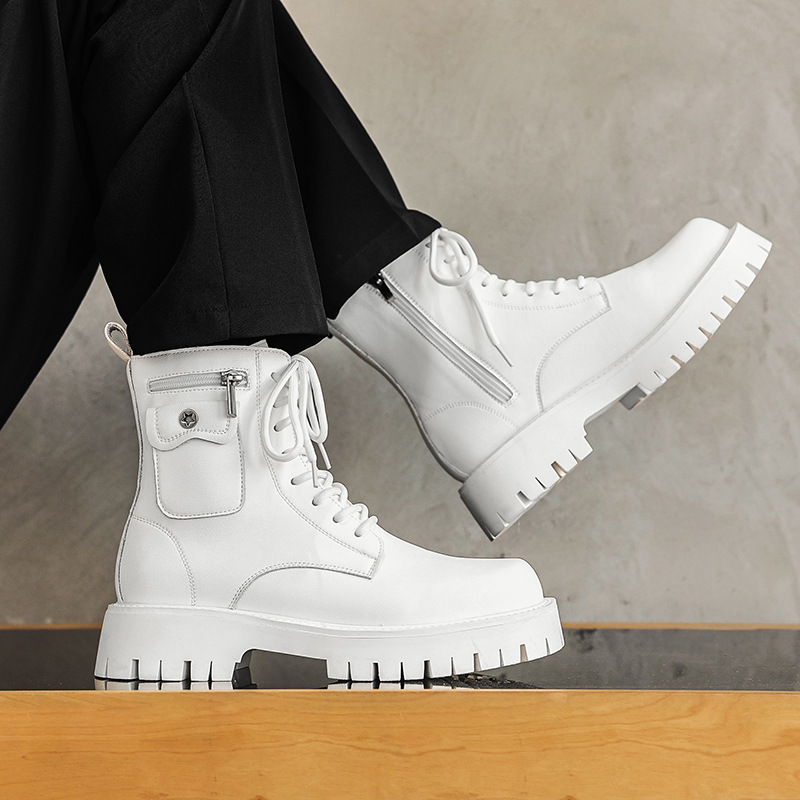 Street Fashion Men 2025 - 2025 Trend Men Boots Sneakers Outdoor