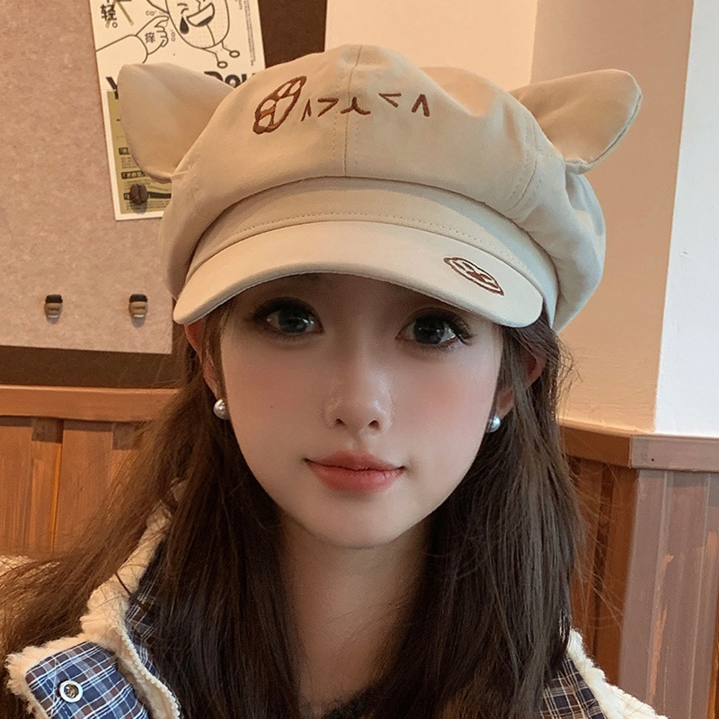 Street Fashion Photoshoot - Fashion Women Octagonal Hat Short Brim