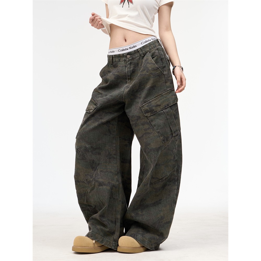 Street Fashion Hip Hop - Camouflage Work Pants Unisex Cool Street