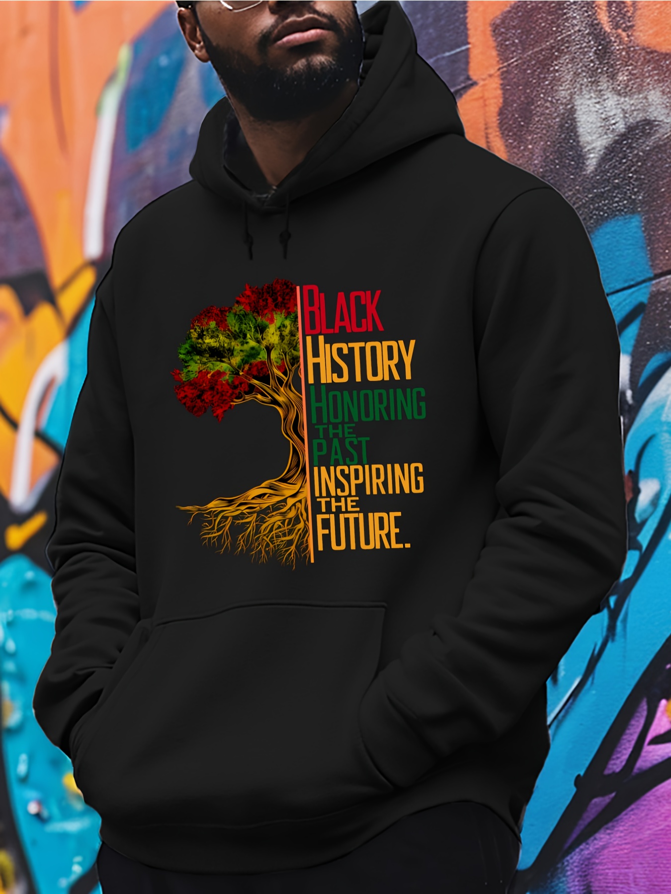 Street Fashion History - Popular Fashion History Print Men Hooded