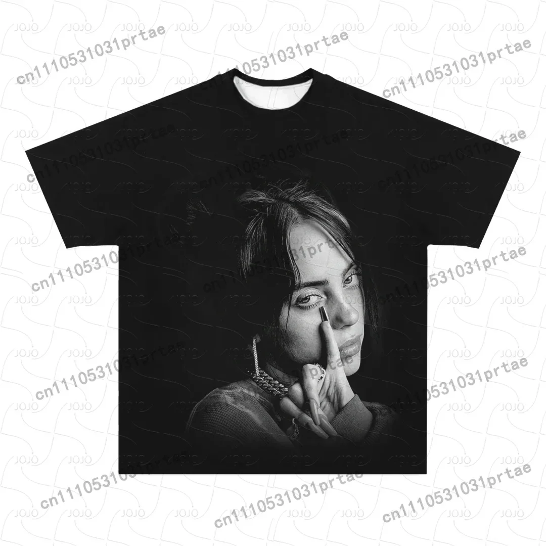 Billie Eilish Retro Pattern T- - Street Fashion Men 2025 review and price