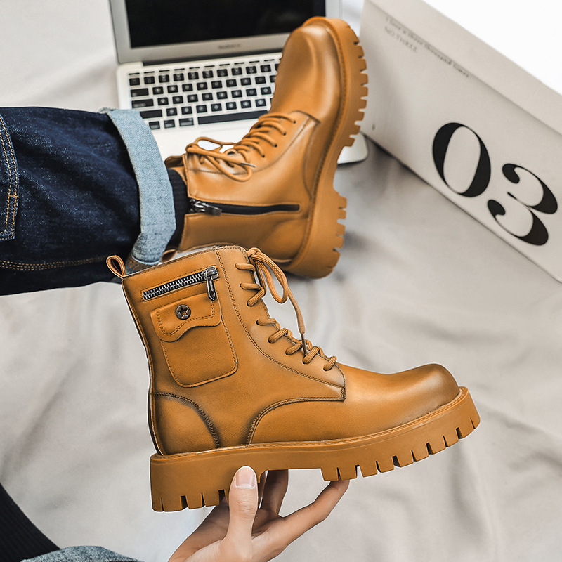 2025 Trend Men Boots Sneakers  - Street Fashion Men 2025 review and price