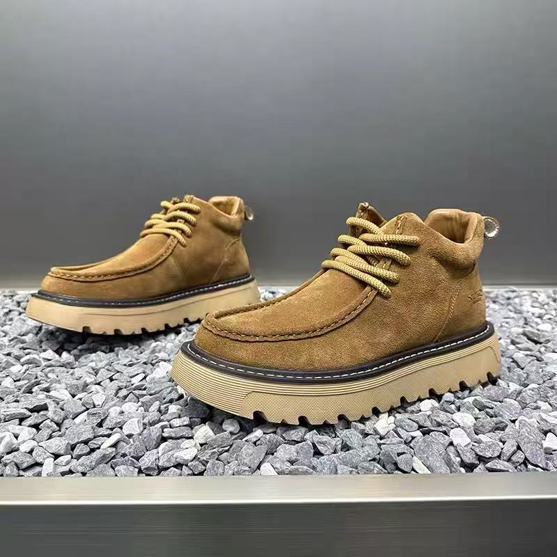 Autum Winter Men Platform Boot - Street Fashion Men 2025 review and price