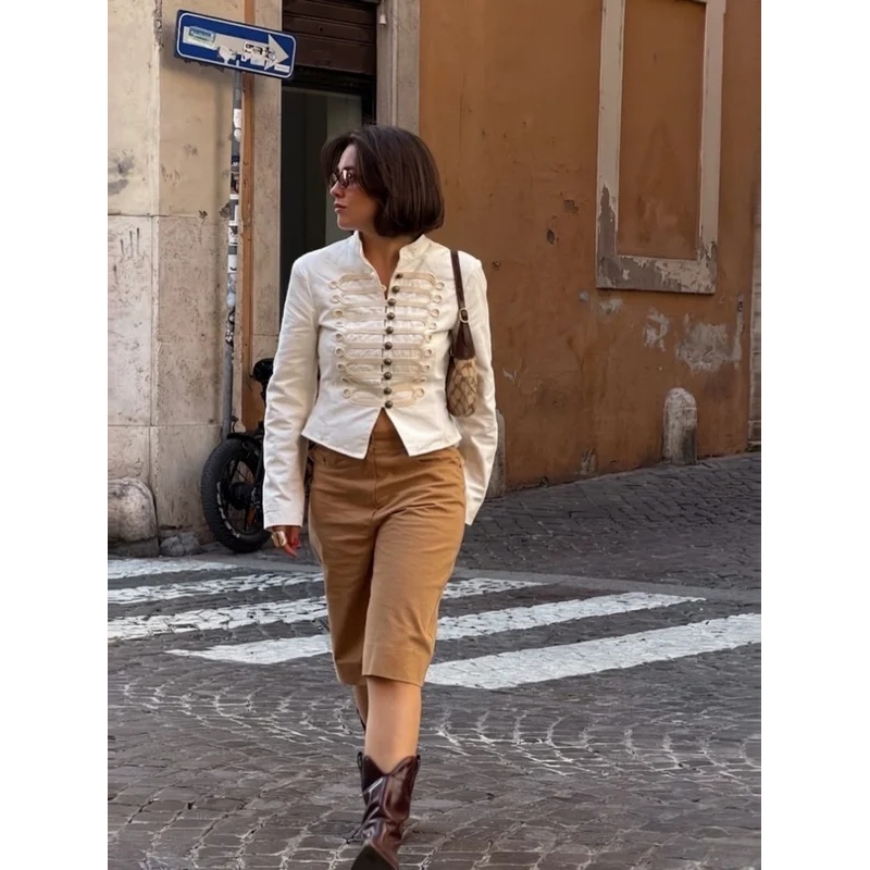 Minimalist White Structured St - Street Fashion Events review and price