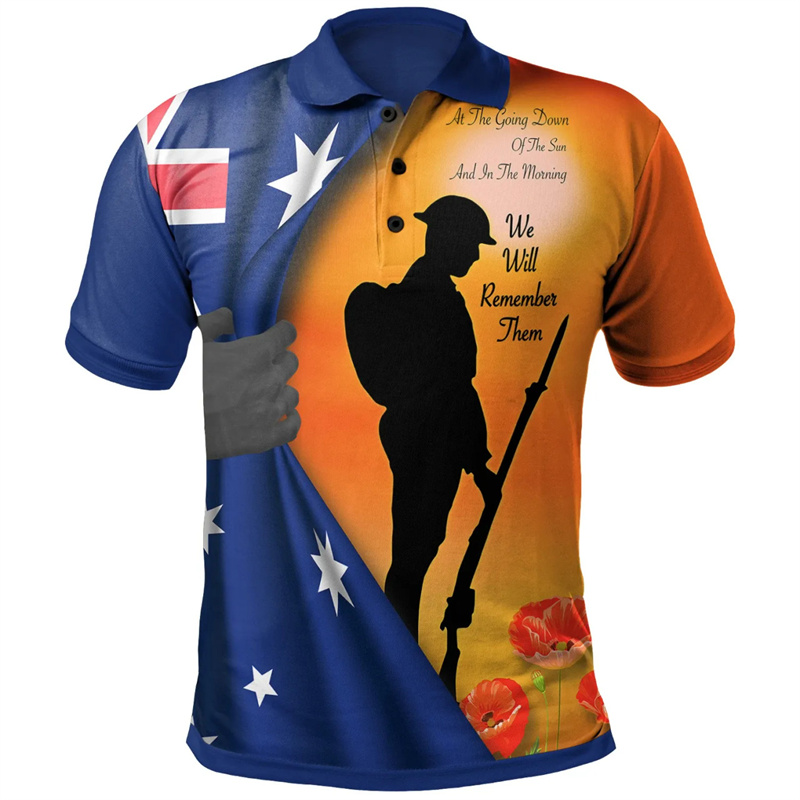 Lest We Forget Anzac Day Polo  - Street Fashion Men 2025 review and price