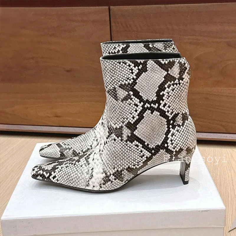 Short Boots Women Genuine Leat - Street Fashion Rome 2025 review and price