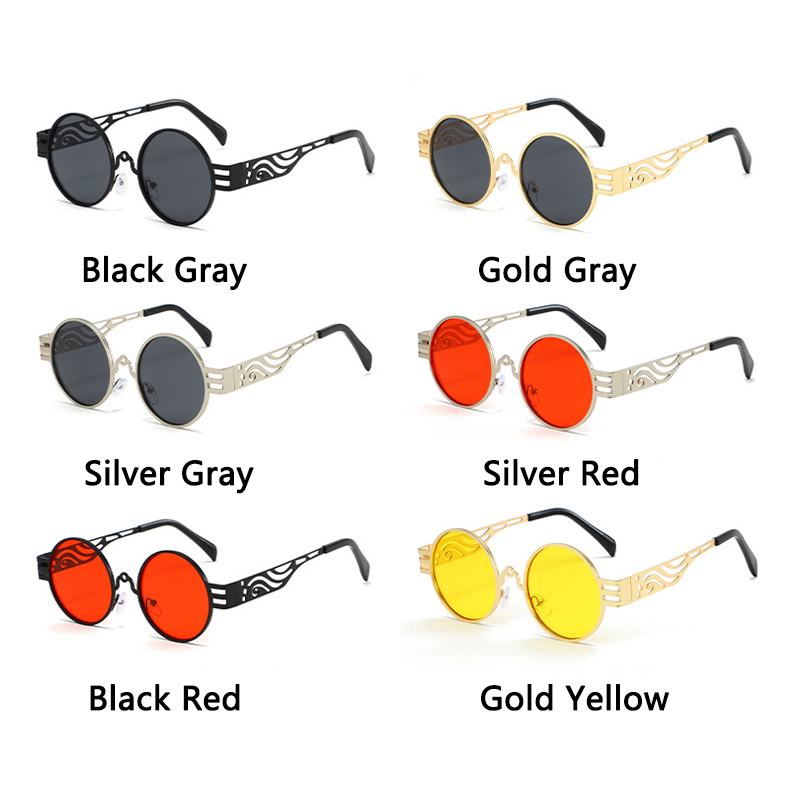 Women Vintage Round Sunglasses - Street Fashion Photoshoot review and price