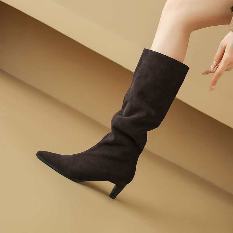 2025 New Women Shoes Knee High - Street Fashion Rome 2025 review and price