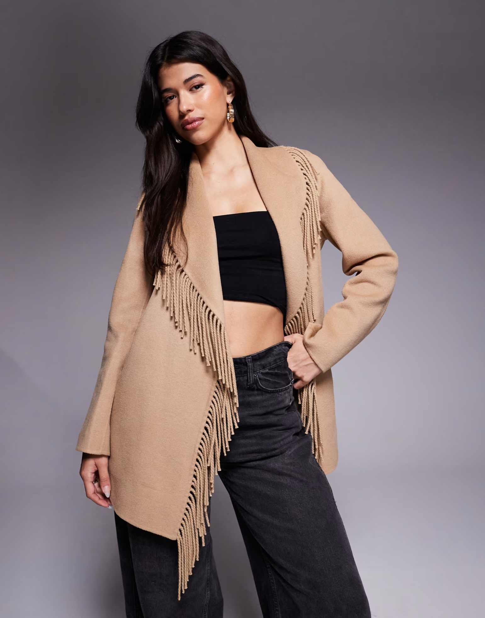 Luxury Shawl Collar Short Coat - Street Fashion Events review and price