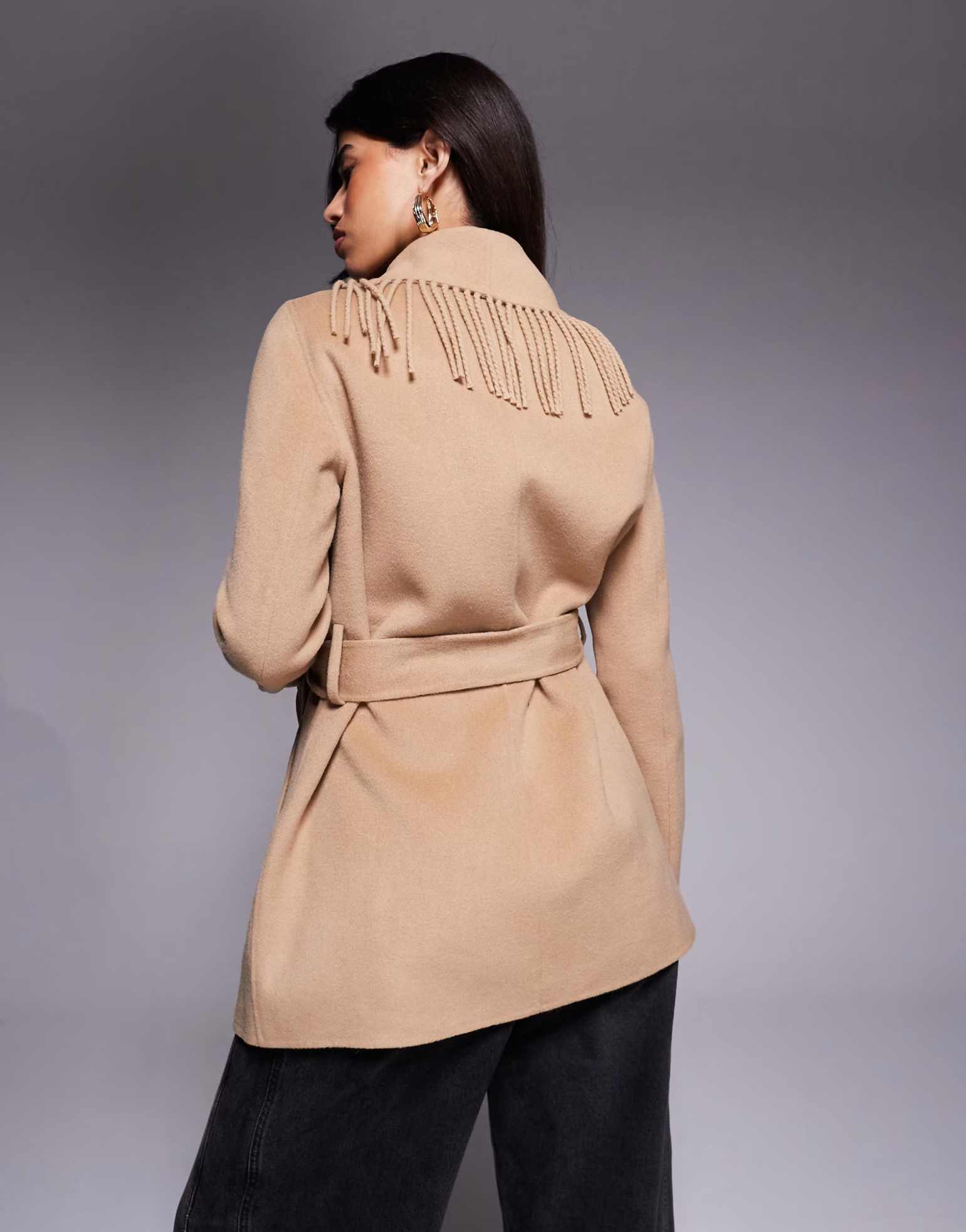 Luxury Shawl Collar Short Coat - Street Fashion Events review and price