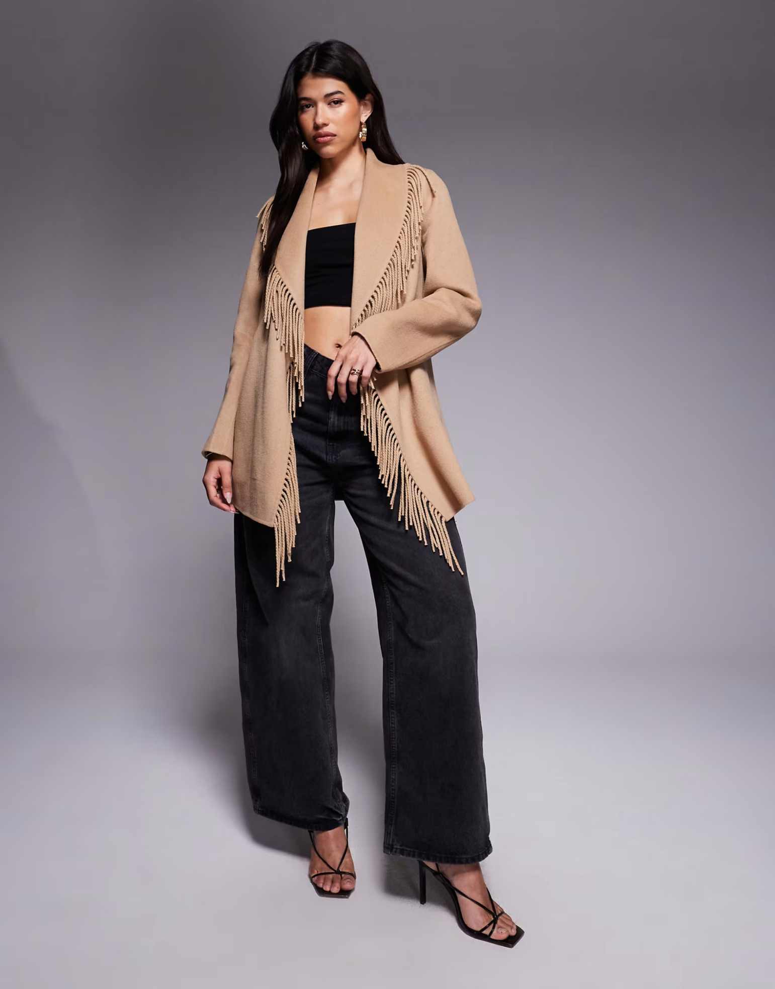 Luxury Shawl Collar Short Coat - Street Fashion Events review and price