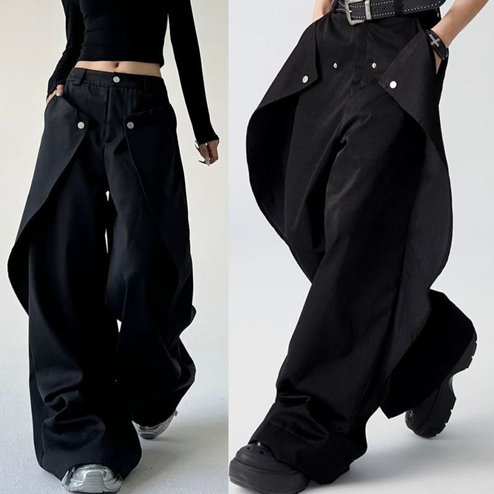 Mens Trousers Stitching Double - Street Fashion Men 2025 review and price