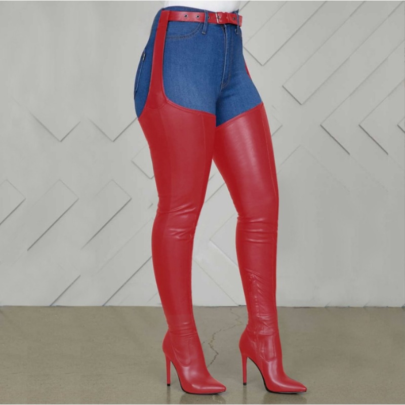 Black Thigh High Boots Big Siz - Street Fashion Rome 2025 review and price